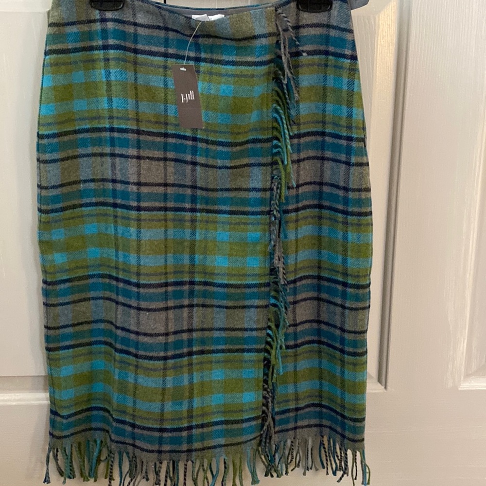 J.Jill plaid skirt